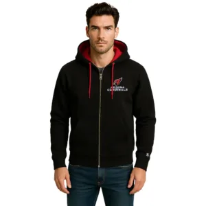 arizona cardinals black craftsman hoodie