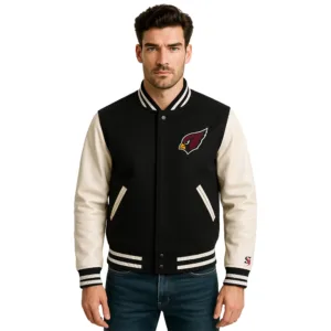 arizona cardinals varsity jacket