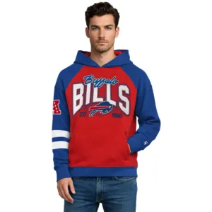 buffalo bills colorblock hoodie