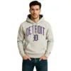 gray fleece pullover hoodie