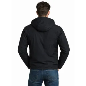 mens arizona cardinals dunbrooke black full zip hoodie jacket