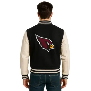 mens arizona cardinals varsity jacket