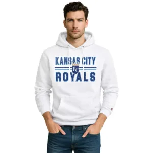 mesh look white kansas city hoodie