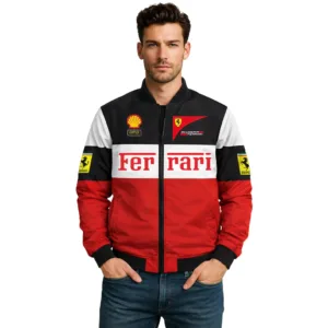 ferrari racing bomber jacket