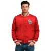 st louis cardinals satin jacket