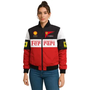 unisex racing bomber jacket